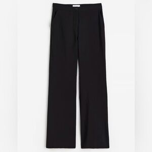 H&M Black Lightweight Wide-Leg Pants